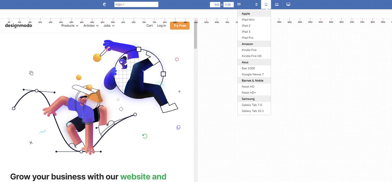 Responsive Test Tool by Designmodo